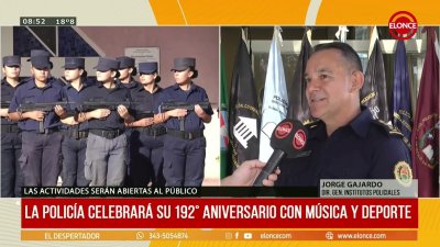 Cronograma de actividades por los 192 a&ntilde;os de la Polic&iacute;a de Entre R&iacute;os
